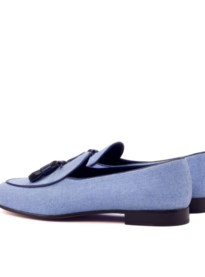 KARPOS Tassel Loafers - Blue Suede