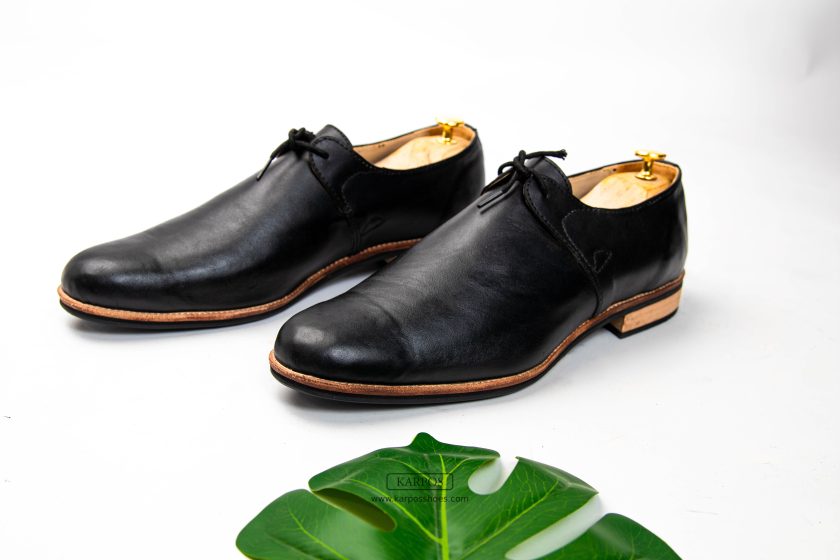 karpos black derby shoes