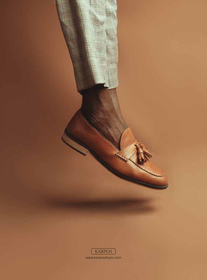 Brown Tassel Loafers