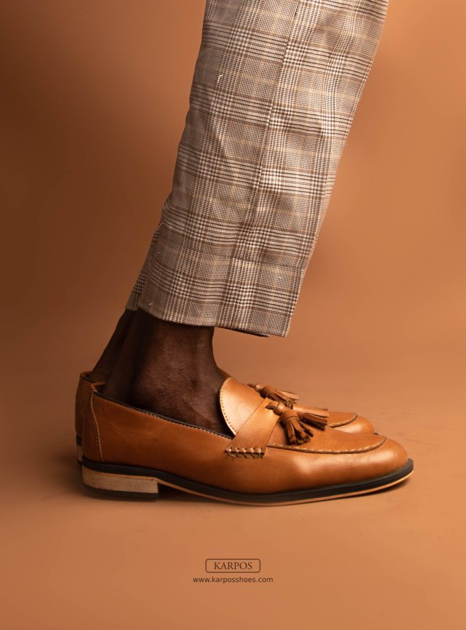 Brown Tassel Loafers
