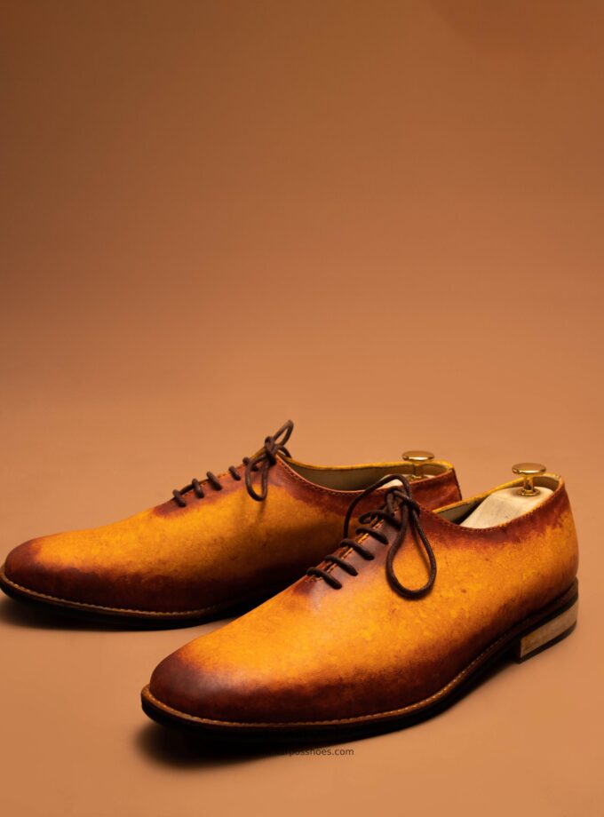 Wholecut Oxfords in Museum Patina