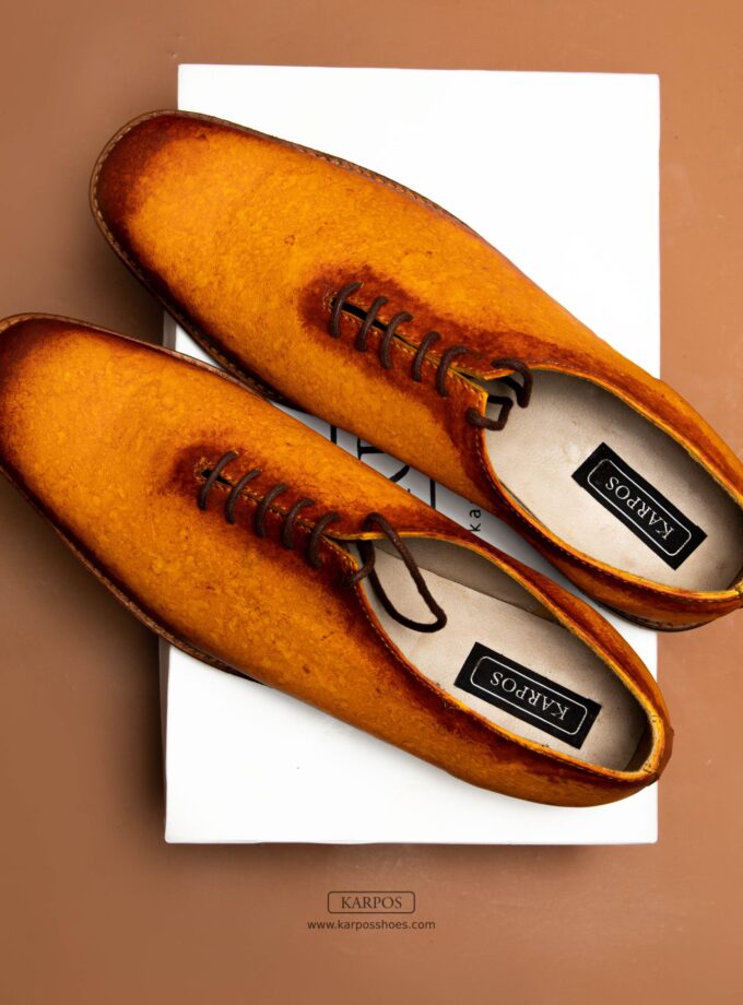 Wholecut Oxfords in Museum Patina